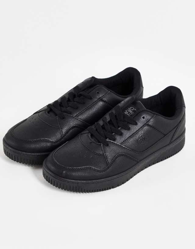 Original Penguin court sneakers in black