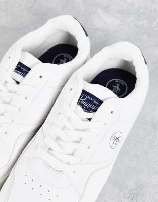 penguin trainers white