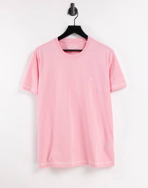 Original Penguin coverstitch crew neck t-shirt
