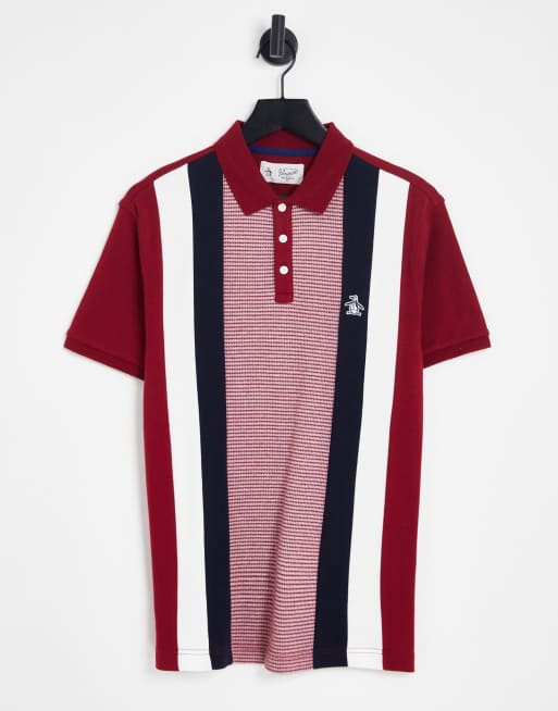 Original Penguin – Czerwona koszulka polo
