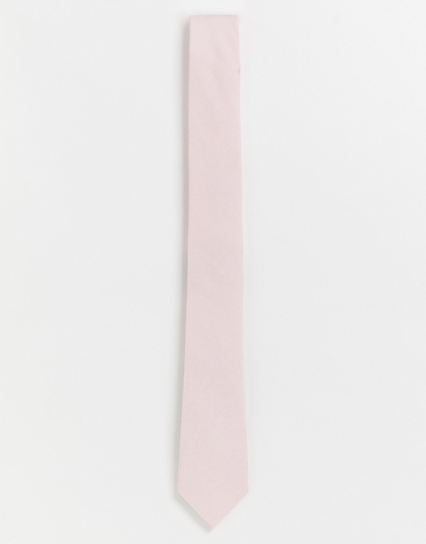 Original Penguin - Effen stropdas-Roze