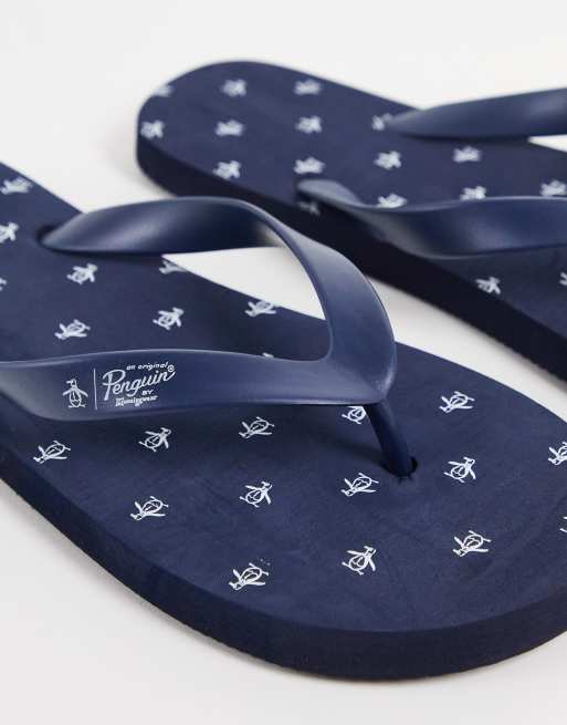 Original penguin best sale flip flops