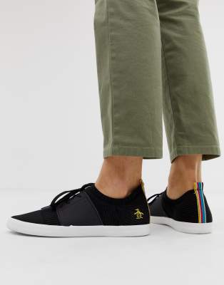 penguin lace up trainers