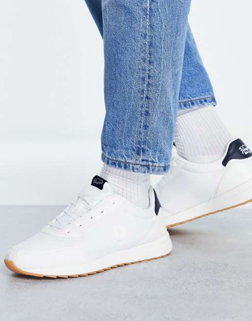 Original Penguin – Laufsneaker in Weiß