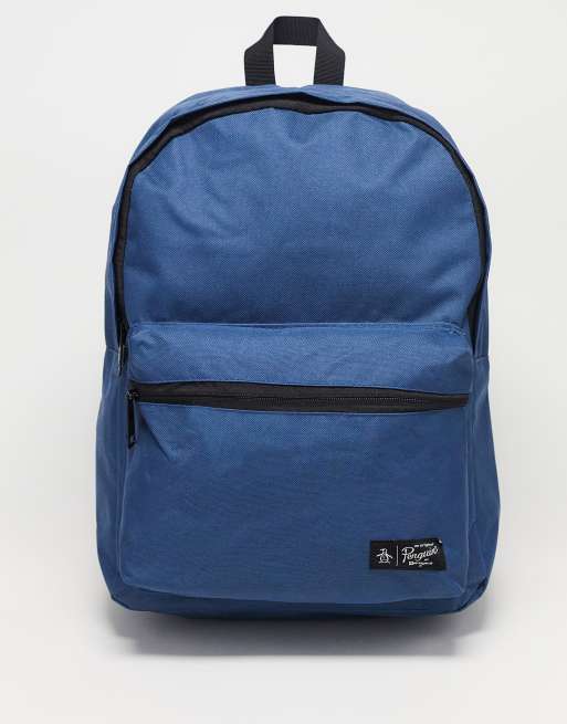 Original Penguin logo backpack in navy | ASOS