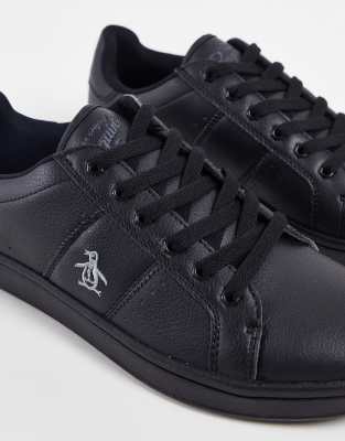 penguin leather trainers