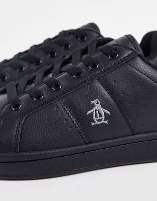 penguin leather trainers