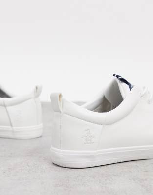 penguin lace up trainers