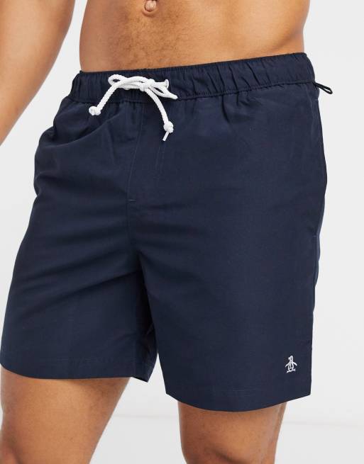 Original Penguin new daddy swim shorts in dark sapphire | ASOS