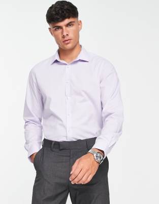 plain shirt in lilac-Purple