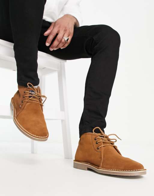 Original Penguin Polacchine in camoscio color cuoio ASOS