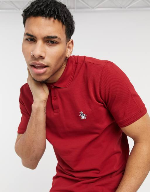 Penguin polo shirt red best sale