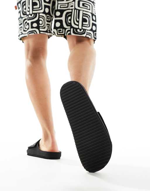 Original Penguin - Sandalen met klittenband in zwart, 3 van 4