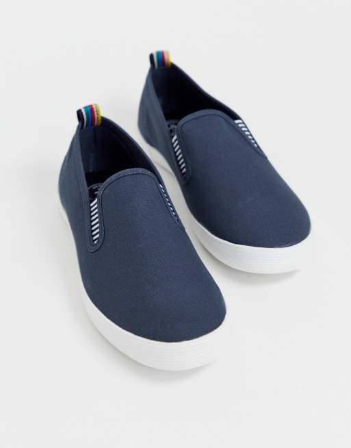 Plimsolls with hot sale side stripes