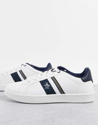 off white striped trainers