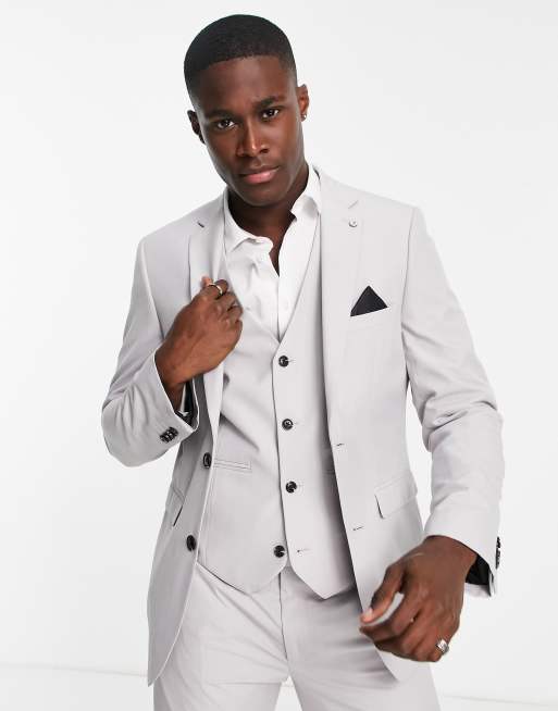 Original Penguin - Slim-fit colbert in effen kleur