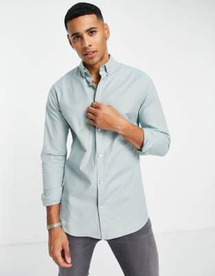 Original Penguin slim fit logo oxford shirt