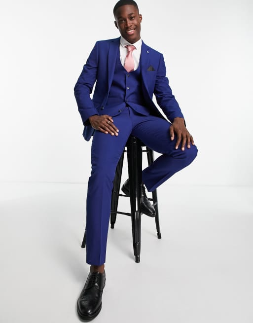 Original Penguin slim fit plain suit trousers ASOS