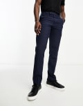 [Original Penguin] Original Penguin suit pants in navy with black check W34 L32 NAVY