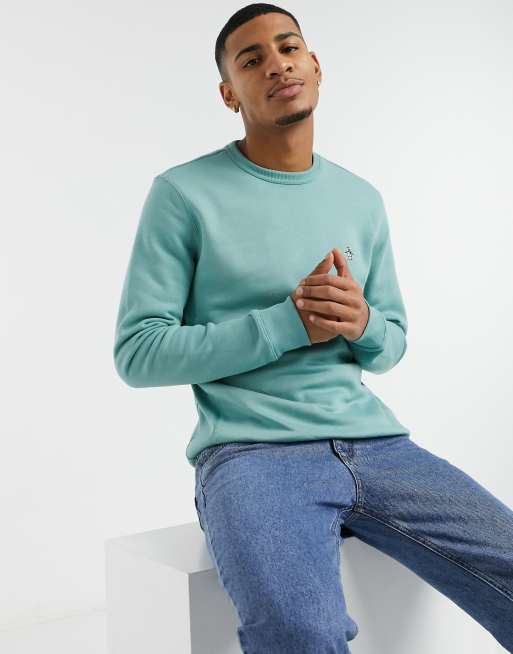 Original Penguin sweatshirt in mint with small logo