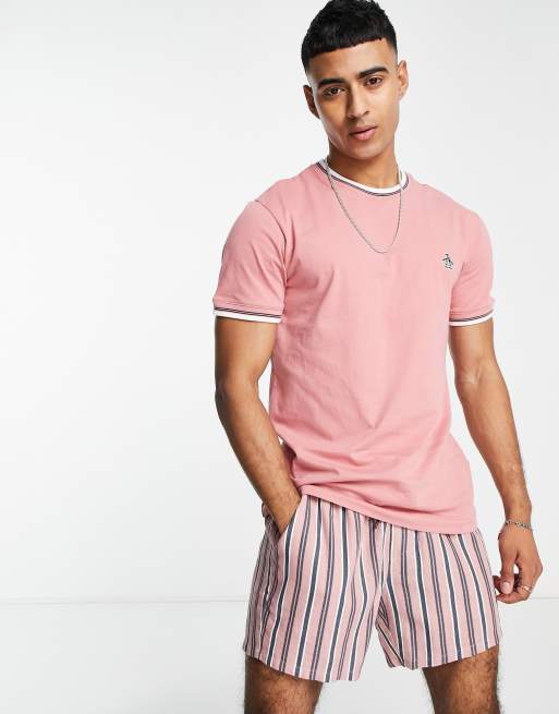 Original Penguin - T-shirt in roze