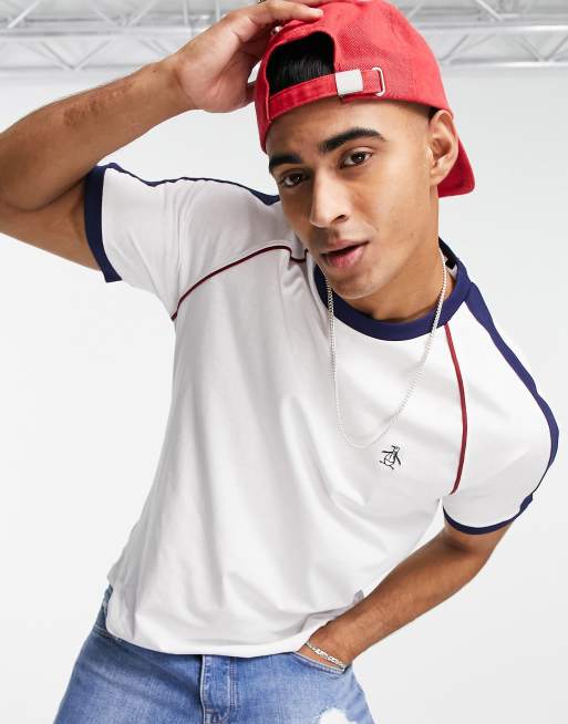 Original Penguin – T-Shirt in Weiß