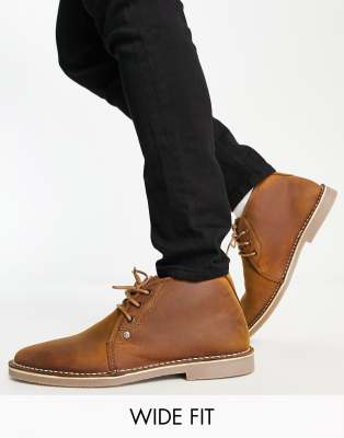 Original penguin monty hot sale leather chukka boots