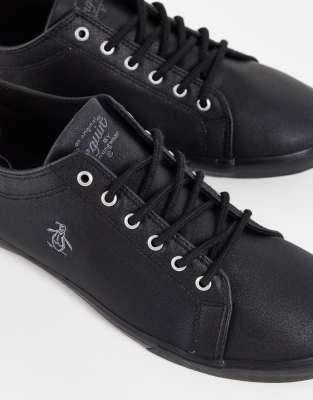 penguin leather trainers
