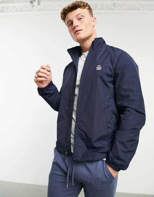 Original Penguin windbreaker jacket in dark sapphire