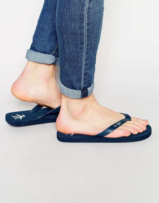 Original Penguin – Zehenstegsandalen