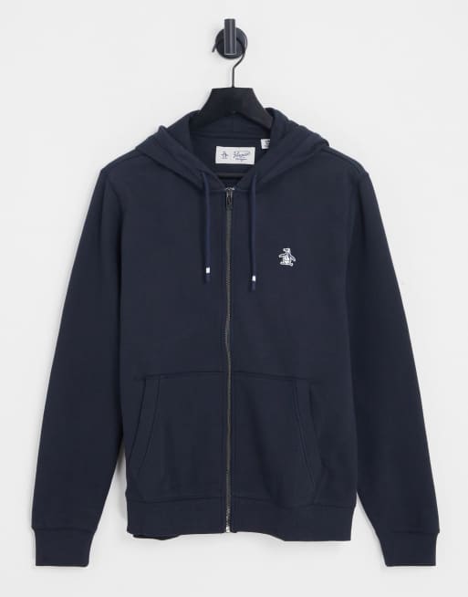 Penguin zip shop up hoodie