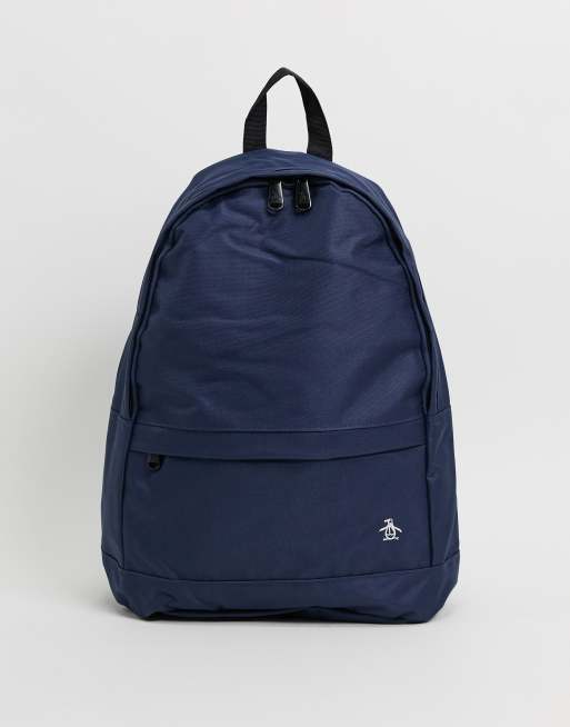 Original penguin backpack sales in navy