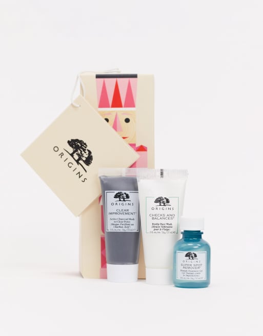 Origins - Detox With Delight Clean-hudplejesæt, (værdi: £ 22)
