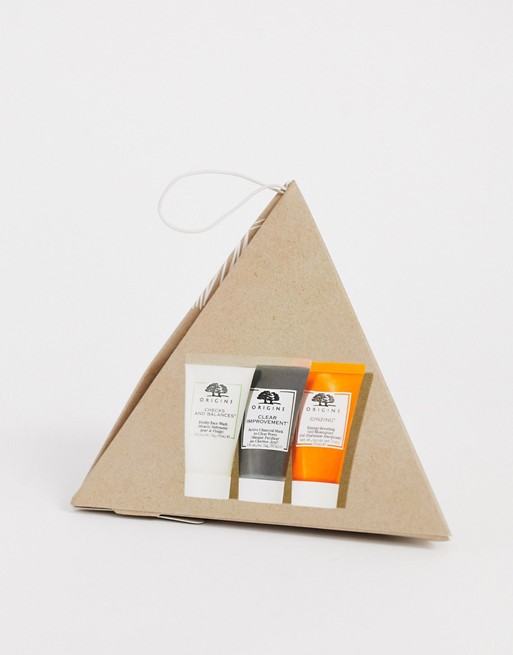 Origins Festive Favourites Best-Selling Trio to Cleanse Hydrate & Detox SAVE 45%