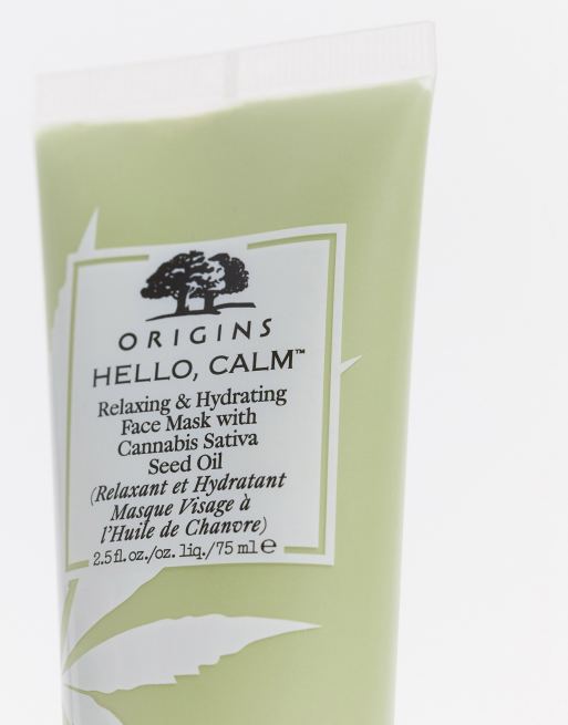 Origins Hello Calm Relaxing & Hydrating Face Mask With Cannabis Sativa Seed Oil, 2 of 4