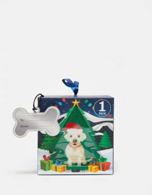 Orrsum Sock Company Christmas dog socks in gift box in green