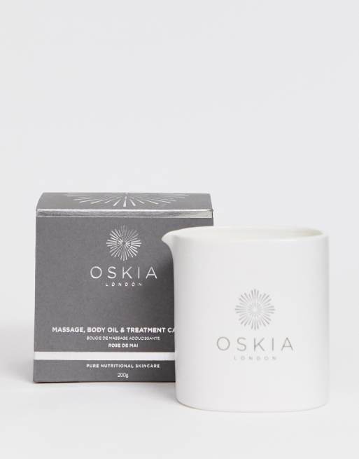 OSKIA – Kojący olejek do masażu w formie świecy o zapachu róży stulistnej