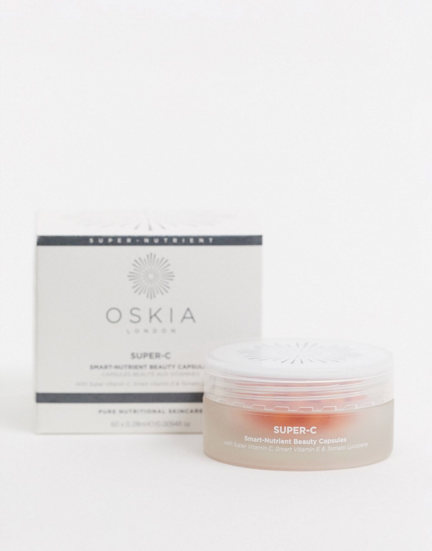 OSKIA – Super C Smart Nutrient Beauty – Hudvård med 60 kapslar-Ingen färg