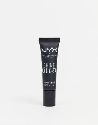 фото Основа под макияж мини-объема nyx professional makeup shine killer-бесцветный