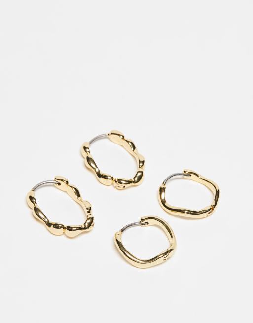 & Other Stories – 2er-Pack verdrehte Creolen in Goldoptik