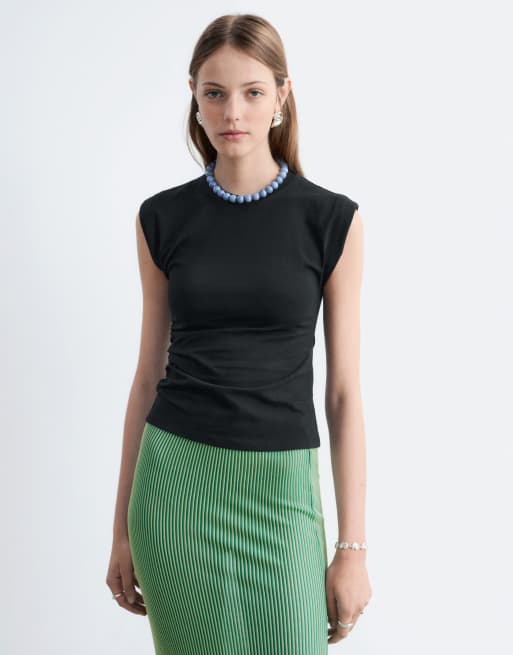 & Other Stories - Aansluitende mouwloze top in zwart, 2 van 3
