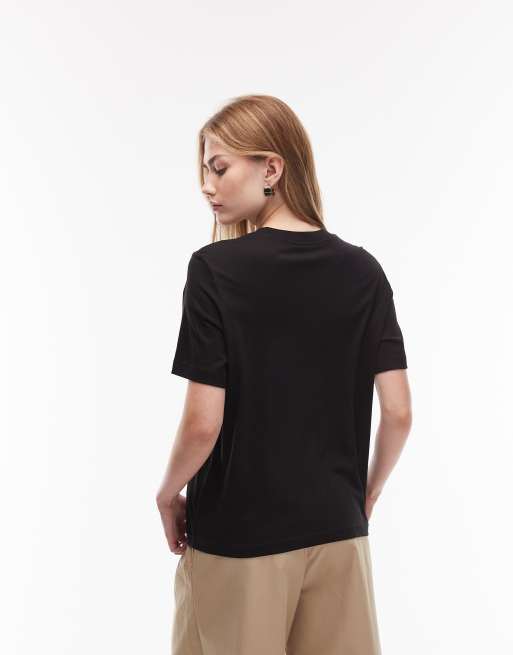 & Other Stories - Afslappet T-shirt med korte ærmer i sort, 2 af 4