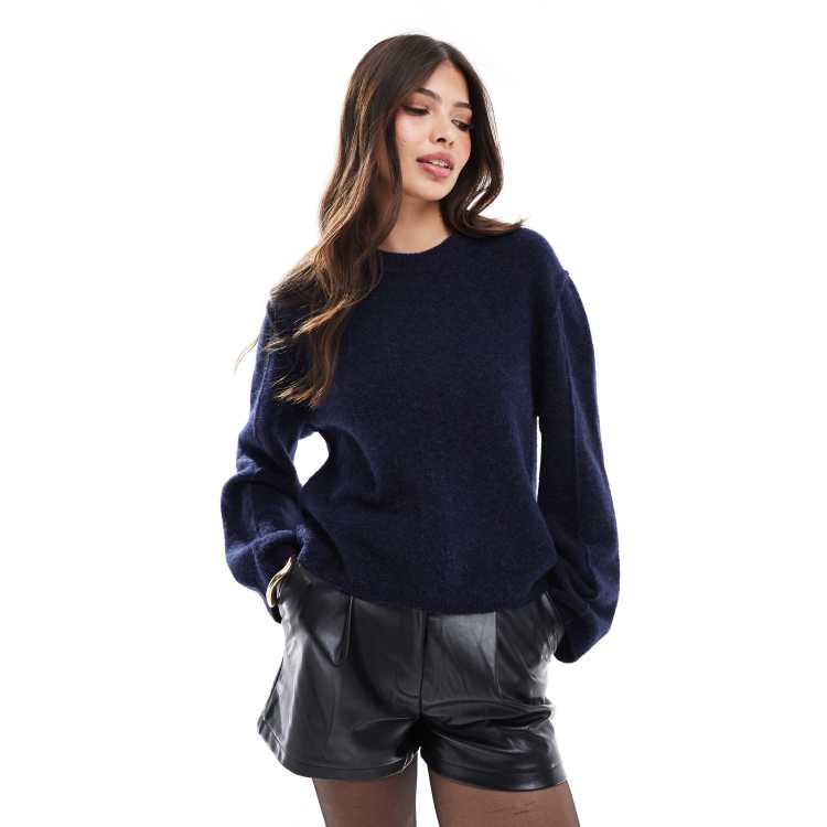 Black and blue sweater best sale