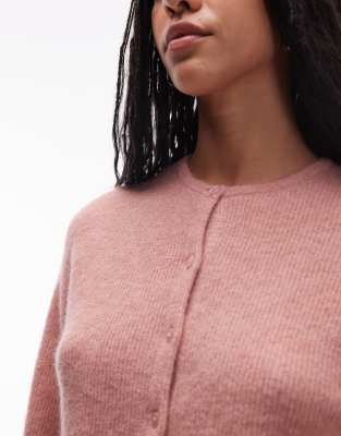 & Other Stories Alpaca And Wool Cardigan With Button Front In Neutral