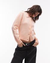 & Other Stories super soft fluffy mohair and wool wide rib sweater in off-white