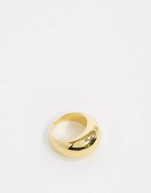 & Other Stories - Anello spesso in ottone oro