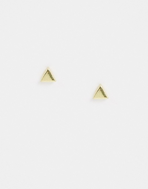 & Other Stories arrow stud earrings in gold