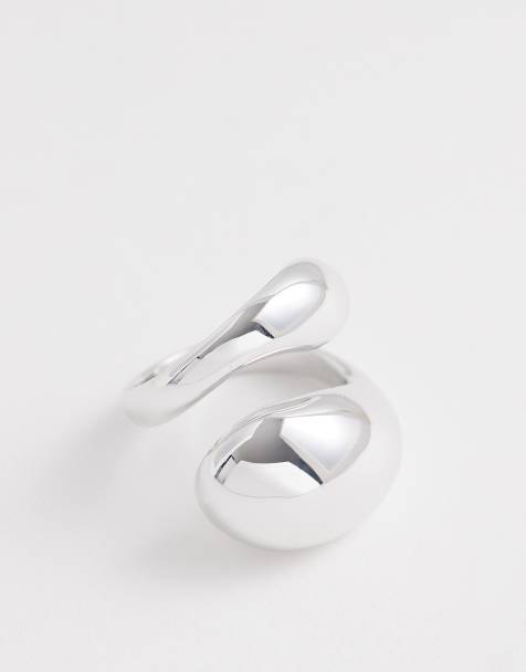 & Other Stories - Bague bombée sculptée - Argenté - view 1