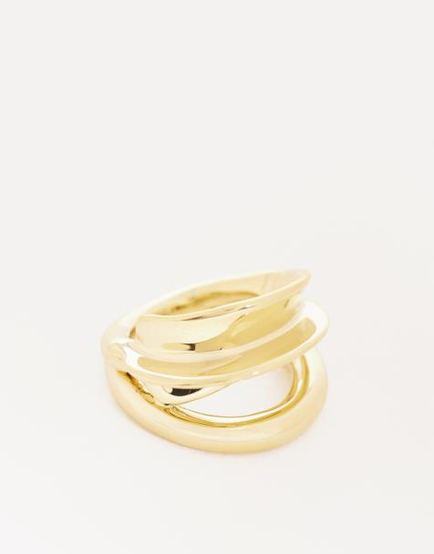 & Other Stories - Bague sculptée torsadée - Doré - view 1