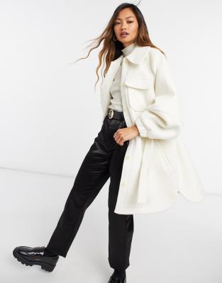 wool coat light grey